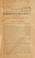 Cover of: Speeches of Mr. Bouligny of La., & Mr. Sickles of N. Y. delivered in the House of representatives, Feb. 5, 1861.