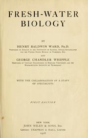 Cover of: Fresh-water biology by Henry Baldwin Ward