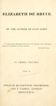 Cover of: Elizabeth de Bruce by C. I. Johnstone