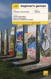 Cover of: Beginner's German