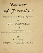 Cover of: Journals and journalism by Wilfrid Meynell