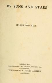 Cover of: By suns and stars by Julian Mitchell