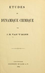 Cover of: Etudes de dynamique chimique
