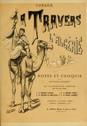 Cover of: Voyage a travers l'Algerie.