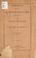 Cover of: Sermon preached on the day of fasting, humiliation, and prayer, January 4, 1861