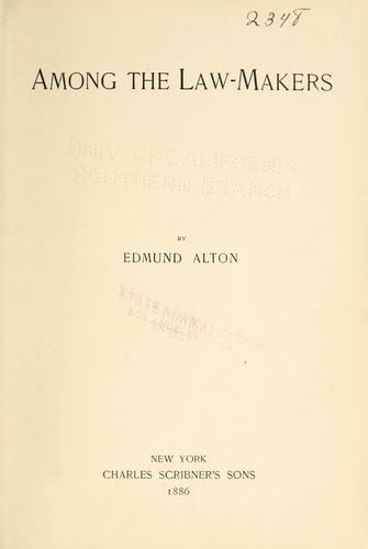 Among the law-makers by Edmund Alton