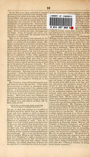 Cover of: Speech of Hon. I. Washburn, jr., of Maine, on a bill to organize territorial governments in Nebraska and Kansas, and against the abrogation of the Missouri compromise. by Israel Washburn