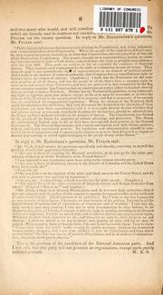Letter of Mr. Smith, Alabama, on the occurrences which have prevented an organization of the House of Representatives of the Thirty-fourth Congress