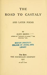 The road to Castaly by Alice Brown