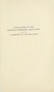 Cover of: Roosevelt in the Bad Lands by Hermann Hagedorn