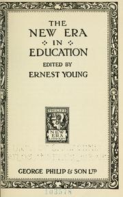 Cover of: The new era in education