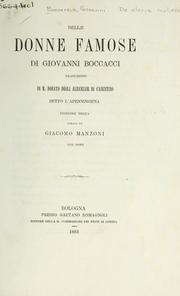 Cover of: Delle donne famose