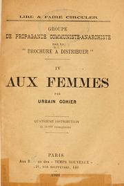 Cover of: Aux femmes.: 4. distribution.