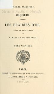 Cover of: Les prairies d'or