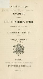 Cover of: Les prairies d'or