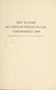 Cover of: Det Danske kunstindustrimuseums virksomhed. by Copenhagen (Denmark). Danske kunstindustrimuseum