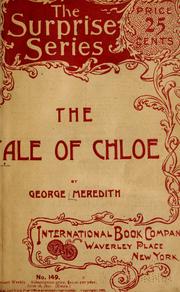 Cover of: ... The tale of Chloe ... by George Meredith, George Meredith