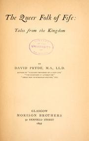 The queer folk of Fife by David Pryde
