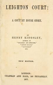Cover of: Leighton Court by Henry Kingsley