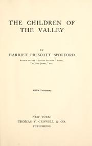 Cover of: The children of the valley