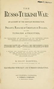 Cover of: The Russo-Turkish War by R. Grant Barnwell, R. Grant Barnwell