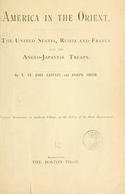 Cover of: America in the Orient. by Gaffney, Thomas St. John