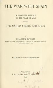 Cover of: The war with Spain by Charles Morris