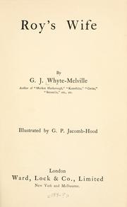 Roy's wife by G. J. Whyte-Melville