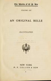 Cover of: An original belle. by Edward Payson Roe