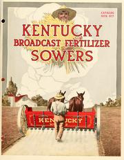 Kentucky broadcast fertilizer sowers by International Harvester Company of America.