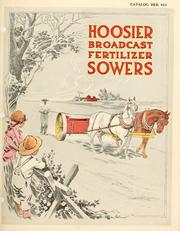 Cover of: Hoosier broadcast fertilizer sowers. by International Harvester Company of America.