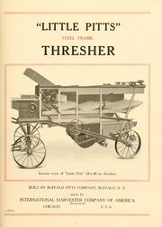 Cover of: "Little Pitts" steel frame thresher.