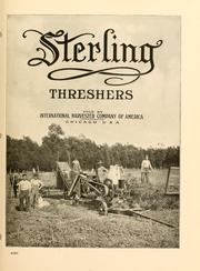 Cover of: Sterling threshers: sold by International Harvester Company of America.