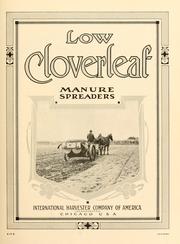 Cover of: Low Cloverleaf manure spreaders.