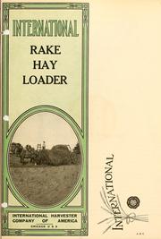 Cover of: International rake hay loader