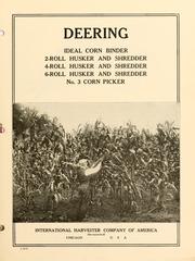 Cover of: Deering corn machines.