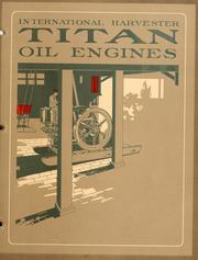 Cover of: International Harvester Titan oil engines