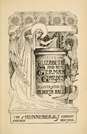 Cover of: Elizabeth and her German garden by Elizabeth
