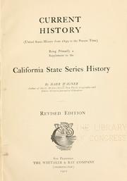 Cover of: Current history (United States history form 1899 [!] to the present time)