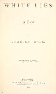 White lies by Charles Reade