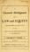 Cover of: A general abridgment of law and equity