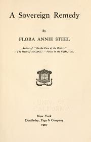 A sovereign remedy by Flora Annie Webster Steel