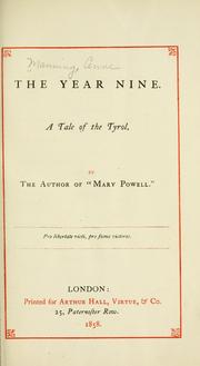 Cover of: The year nine by Anne Manning