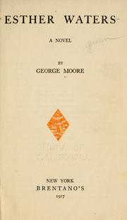 Cover of: Esther Waters by George Moore