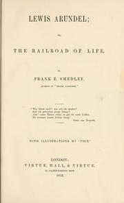 Cover of: Lewis Arundel; or, The railroad of life.