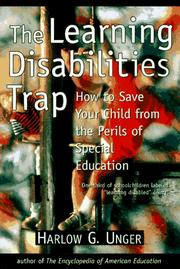 Cover of: The learning disabilities trap by Unger, Harlow G.