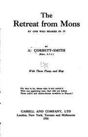 Cover of: The retreat from Mons by Arthur Corbett-Smith