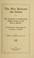 Cover of: The war between the states; or, Was secession a constitutional right previous to the war of 1861-65?