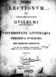 Cover of: [Emendationes Livianae] by Johannes Vahlen