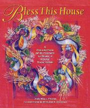 Cover of: Bless this house: Ann Wall Frank ; illustrations by Marlene K. Goodman.
